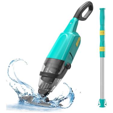 Imagem de Aspirador de Piscina sem Fio, Recarregável com Autonomia da Bateria de 1H, Ideal para Piscinas Acima do Solo, Spas e Banheiras de