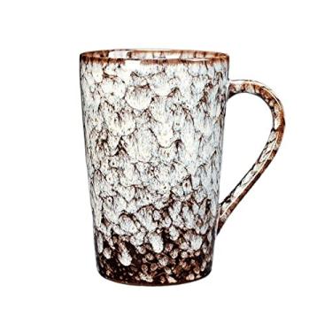 Imagem de Caneca personalizada copo de cerâmica vitrificado em forno 400 ml grande capacidade escritório copo de beber casa leite café da manhã caneca de café (cor: B)