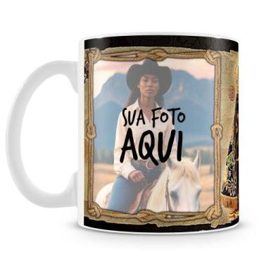 Imagem de Caneca Personalizada Cowboy Mod.3 com Foto - 325ml - Amo Canecas