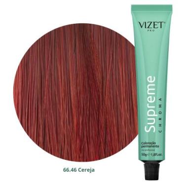 Imagem de Coloração Supreme Chroma 66.46 Cereja 50gr Vizet