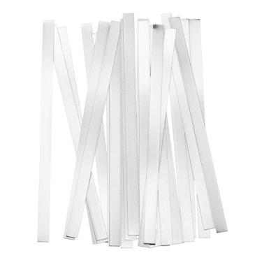 Imagem de Tira de níquel puro 0,15 mm x 5 mm x 100 mm Aba de solda de bateria Aba de solda de níquel para pacote de bateria e soldagem a ponto, 25 peças