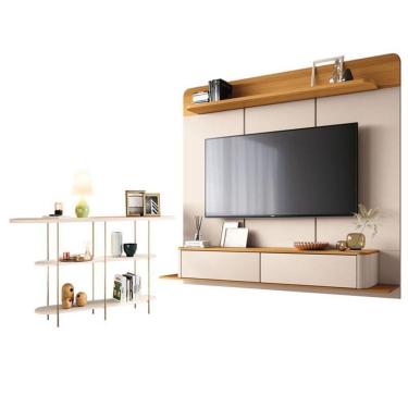 Imagem de Home Suspenso Galax Cinamomo Off White E Aparador Infinity Off White- Hb Móveis