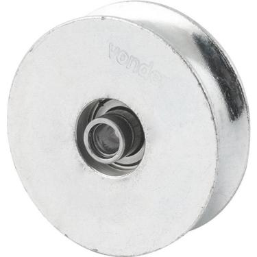 Imagem de Roldana Para Portão 2.1-2tipo U Aço Zincado R.bucha Vonder