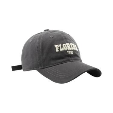 Imagem de Boné de Beisebol Masculino - Algodão Lavado, Proteção Solar e Bordado,