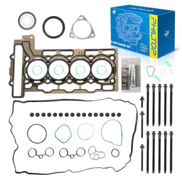 Imagem de PHILTOP Conjunto de juntas de cabeça de motor MLS compatível com Mini Cooper R55 R56 Turbo 2007-2015, kit de junta de cabeça, OEM # HS26453PT, ES72451, HBK827