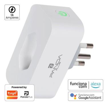 Imagem de Tomada Inteligente Wifi 16A Medidor Consumo Tuya PandaPlus Smartlife A
