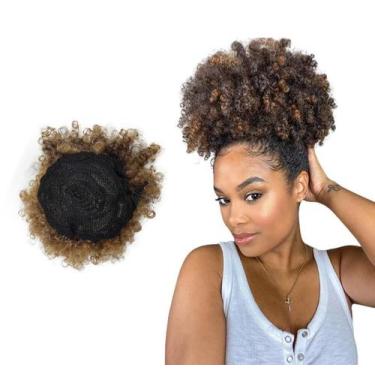 Imagem de Aplique Coque Afro Puff Fibra Sintética P10 - Cherey