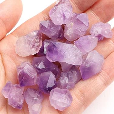 Imagem de Home Collections 50 g Natural Mini Ametista Quartzo Cristal Pedras Brutas Espécime Rough Cascalhos Pingente Pedras Preciosas Decoração DIY