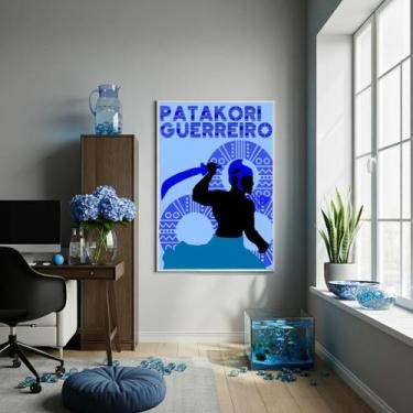 Imagem de Quadro Decorativo Ogum Guerreiro - 70X50Cm - Quadros On-Line