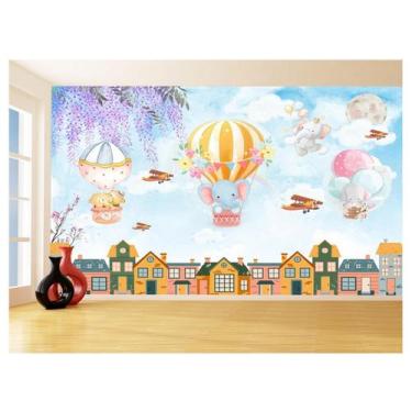 Imagem de Papel De Parede 3D Infantil Bichinos Floresta 3,5M Azs370 - Você Decor