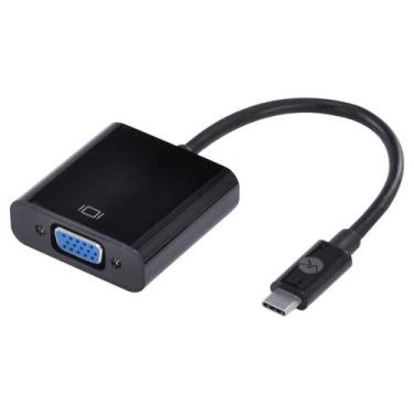 Imagem de Adaptador Usb Tipo C X Vga Fêmea Full Hd 1080P 20Cm - Achdmi - Vinik