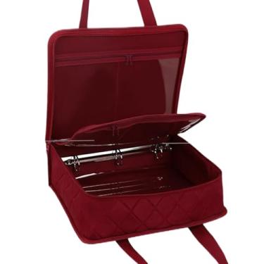 Imagem de Seguro para documentos | Caixa de documentos à prova d'água - Bolsa de suporte portátil com separação úmida e seca para viagens, dormitório, negócios, carro, casa, escola, banco, faculdade