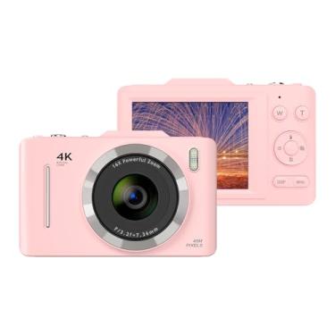 Imagem de Câmera Digital 4K Portátil de Vídeo 48MP 16X Flash Integrado Bateria Integrada Anti-shake Tela IPS 2 8 Polegadas para Adolescentes Estudantes Amigos