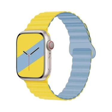 Imagem de Pulseira Esportiva Magnética Universal De Silicone Para Apple Watch Se