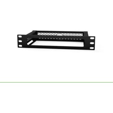 Imagem de Suporte de montagem em rack para fibra Ubiquiti Unifi Cloud Gateway, 1U 25,4 cm, compatível com UCG-Fiber 30W (branco)