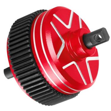 Imagem de BRCatWPark Complete Differential Assembly Upgrades Part for 1/10 Drag Slash C10 F0rd Mustang,(is Ready-toinstall in Any Magnum 272R Transmission) RC Steel Complete Diff Gear,Replace #9480,Red