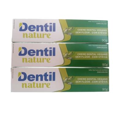 Imagem de Kit c/ 3 Dentil Creme Dental Nature Vegano Stevia