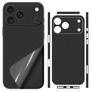 Imagem de SUKIDIOVQ Para iPhone 17 Pro Max Skin Wrap usando material 3M Acabamento metálico Precisão Cor-Matching Phone Sticker Film Vinyl Decal Glass Protector para a parte de trás