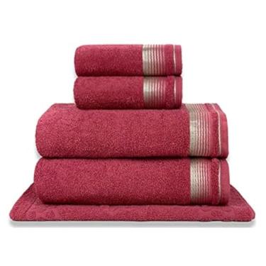 Imagem de Kit 5 Algodão | Gigante, Rosto E Piso | Super Macias E Absorventes(TERRACOTA)