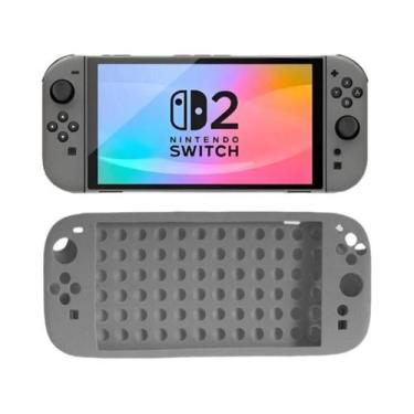 Imagem de Capa De Silicone Colorida Para Console De Jogo Nintendo Switch 2 NS2 C