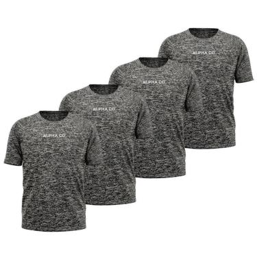 Imagem de Kit 4 Camisetas Dry Alpha Co Masculina-Masculino