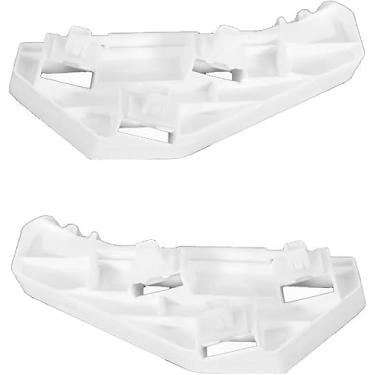 Imagem de Conjunto de duas peças de reposição para para-choque dianteiro DAT Auto Parts para Honda CRV branco esquerdo motorista lado direito do passageiro par HO1042104 HO1043104