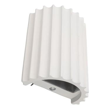 Imagem de KIMISS Luz de Parede LED Com Suportes de Lâmpada G9 - Lâmpada Elegante de Parede Deco para Quarto, Sala de Estar e Entrada - Design Simples de Resina (Branco)