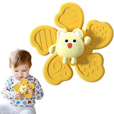 Imagem de Ventosa Spinner Brinquedos, Top Brinquedos Para Bebês - Brinquedos sensoriais Brinquedos de educação infant Brinquedo de banheira de brinquedo Cadeiras de jantar Brinquedos para bebê Fovolat