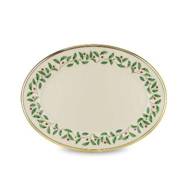 Imagem de Lenox 146504450 Travessa de porcelana oval para servir