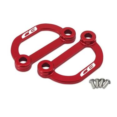Imagem de Anti-derrapante Pedal De Apoio Para Os Pés Traseiro Modificado, Remova A Capa Decorativa Para CB650R CBR650R Cb650r/650r 2019-2021 2022 2023(Red)