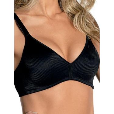 Imagem de Sutiã sem Aro e sem Bojo Moderato Demillus 61100, Preto, 52