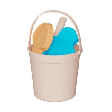 Imagem de Life Kit Brinquedos De Praia Silicone Infantil Balde Pá Rastelo Moldes Areia Macio E Durável Para Crianças Divertirem No Verão E Atividades Ao Ar Livre