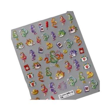 Imagem de Adesivos De Unha Kawaii Mini 5D Com Diamantes E Laços Japoneses Para A