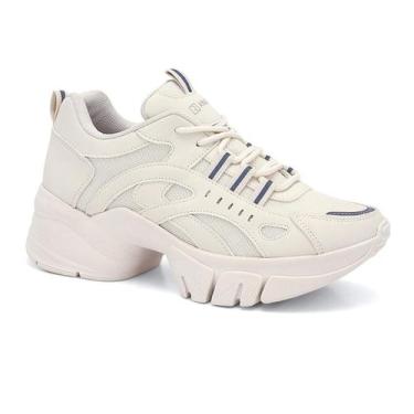 Imagem de Tênis Feminino Ramarim Casual Conforto Esportivo Cores Claras -, Ouro 