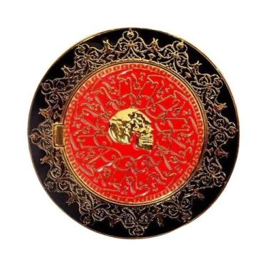 Imagem de Chaveiro Grande Crânio John Wick, Marcador De Juramento De Sangue, Ace