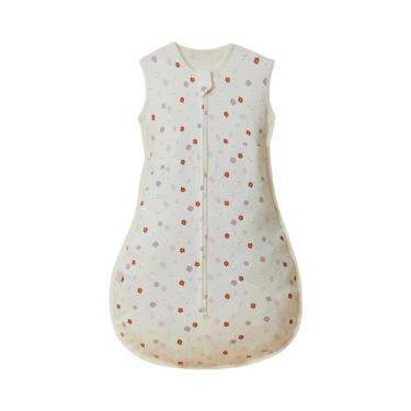 Imagem de Saco De Dormir Unissex Para Bebês Sem Mangas Em Algodão, Cobertor Maci