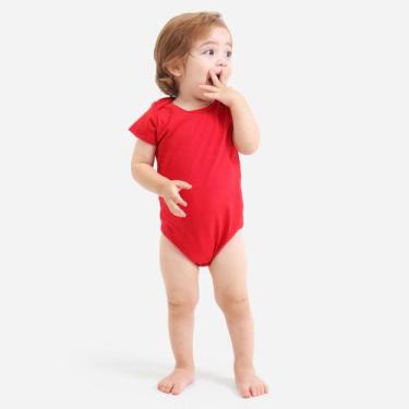 Imagem de Body Bebê Manga Curta - Tech Malhas, Vermelho, M