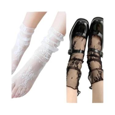 Imagem de Meias Finas De Verão Para Mulheres Ultra Respiráveis Transparentes Em 
