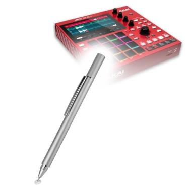 Imagem de BoxWave Caneta Stylus compatível com Akai MPC One+ - Caneta capacitiva FineTouch, caneta Stylus super precisa - prata metálica