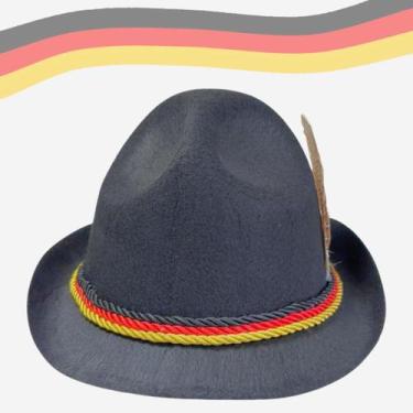 Imagem de Chapéu Festa Alemã Típica Fantasia Oktober Alemão Saint Patricks Uniss