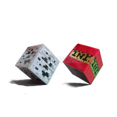 Imagem de Kit Minecraft Dragão 3 Bonecos + 1 Aranha Vermelha com Personagens do Jogo e Blocos Vermelho Smart Bracelet