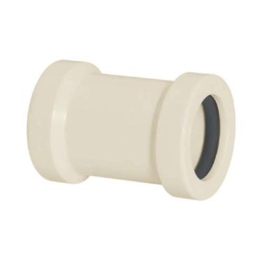 Imagem de Luva de Correr PVC 3-4'' para Tubo Roscável para Sistemas de Água Potável e Esgoto Branco Amanco