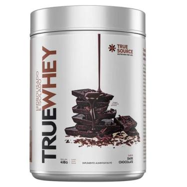 Imagem de True Whey Protein Hidrolisado e Isolado - 418g Dark Chocolate - True S