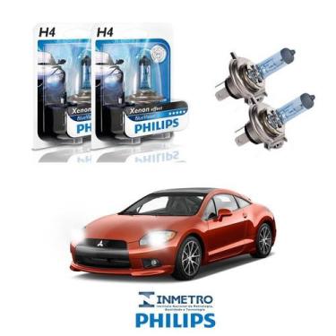 Imagem de Lâmpadas Farol Mitsubishi Eclipse Philips H4 BlueVision