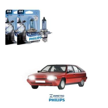 Imagem de Lâmpadas Farol Citroën BX Philips H4 BlueVision