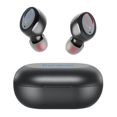 Imagem de Fones de ouvido sem fio Bluetooth Kurdene S8 com 38H Playtime IPX8
