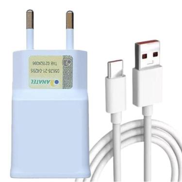 Imagem de Carregador Tipo C Entrada Usb Fast + Cabo Para Celular - Lehmox