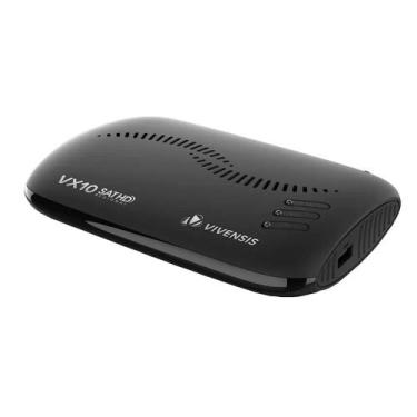 Imagem de Receptor Vivensis VX10 Sat HD Digital Regional HDMI USB e RCA, Preto