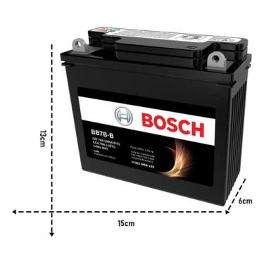 Imagem de Bateria Moto Bosch Xr 200 Cbx 200 Strada Nx 200 Neo At 115