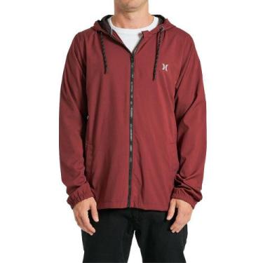 Imagem de Jaqueta Hurley Windbreaker Cold Masculina Vinho, Rosewood, P
